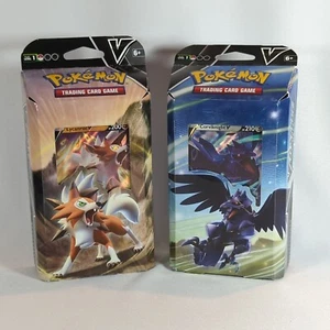 2 x Pokemon V Battle Decks - Lycanroc V & Corviknight V - Picture 1 of 2