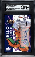 2023 Topps Big League Riley Greene Roll Call Auto 11/25 Sgc 9/10 Tigers!