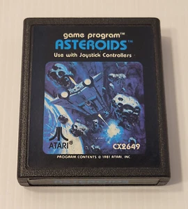 Asteroids Atari 2600 CX-2649 Video Game Cartridge 1981 Used Untested - Picture 1 of 2