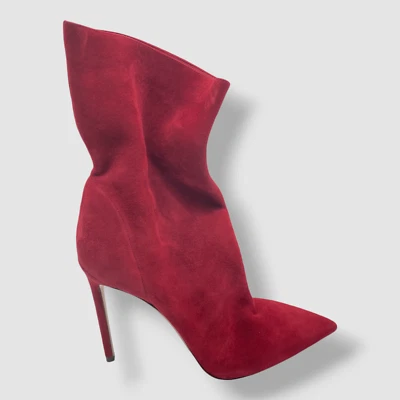 Botas de mujer Aquazzura rojas Matignon gamuza Stiletto talla 40 Foto 1 de 4