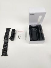 FULLMOSA Stainless Steel Black Link Men Apple Watch Band Link Removal Toolkit 42