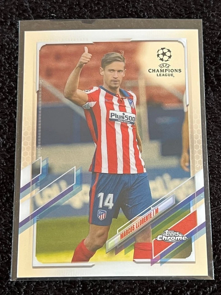 2020-21 TOPPS CHROME UEFA MARCOS LLORENTE ATLETICO DE MADRID - Image 1 of 1