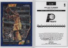 2016-17 Panini NBA Hoops Blue Checkerboard /75 Myles Turner #96