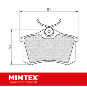 Pastillas de freno Mintex MDB1377 - Imagen 1 de 1