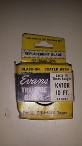 NOS Evans Tru-Vue tape measure replacement blade KV10R 10' - Picture 1 of 2