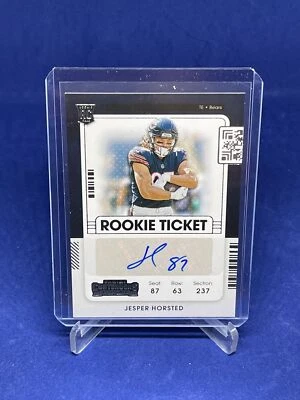 JESPER HORSTED 2021 PANINI CONTENDERS ROOKIE TICKET AUTO RC #284 - Image 1 of 2