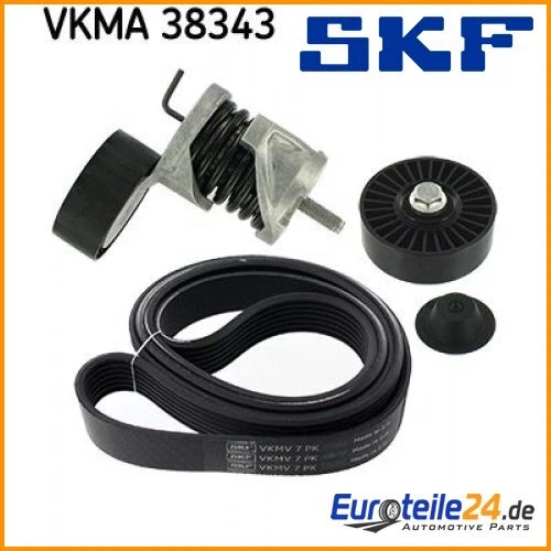 Keilrippenriemensatz SKF VKMA38343 für BMW 1er 3er 3er Coupe - Bild 1 von 1