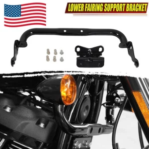 Front Fairing Lower Support Bracket For Harley Low Rider ST FXLRST 2022~24 Black - Picture 1 of 12