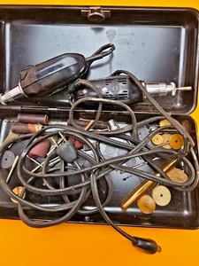 Two Vintage, CASCO WOOD CARVING TOOL Kit with Accessories Dremel - Picture 1 of 16