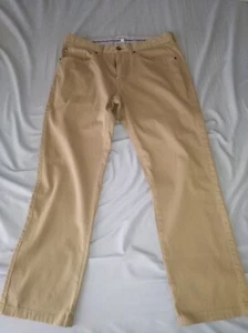 Tommy Bahama Men’s Size 32x27 Dark Tan Straight Leg Soft FlexPants Preowned - Picture 1 of 11