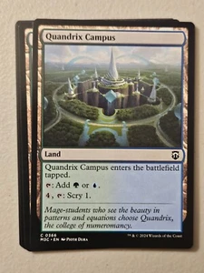 MTG l Quandrix Campus (x4 Playset) | (NM) Commander: Modern Horizons 3 - Picture 1 of 1