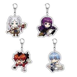 Frieren: Beyond Journey's End Cartoon Keychain Acrylic Pendant Keyrings Hangings - Picture 1 of 9