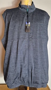 Pebble Beach Golf Vest Men's XXL Reversible Solid / Herringbone NEW NWT - Picture 1 of 7