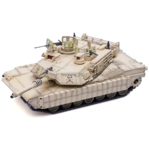 1/72 US Army M1A2 Tusk I Tank Model Diecast Military Vehicle Toy for Boys Gifts - Picture 1 of 15
