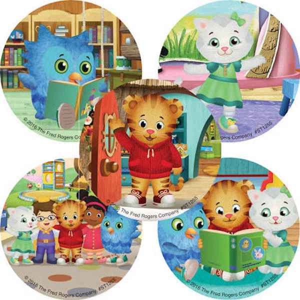 PBS 20 Daniel Tiger Neighborhood Stickers Teacher Supply Party Favors Katerina O Owl