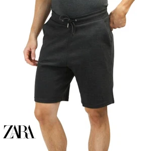 NWT ZARA Men's Bermuda Cotton Blend Fleece Shorts with Pockets. Size: L, XL - Picture 1 of 4