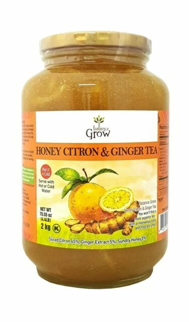 Balance Grow Honey Citron and Ginger Tea - 70.55oz