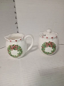 Weihnachtskranz Girlande Milchkännchen und Gewürz - Bild 1 von 2