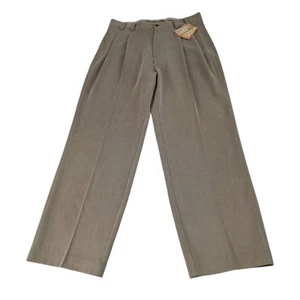 Tommy Bahama Neu mit Etikett Paloma Palermo Hose Herren 34 tatsächlich 32 x 29,5" hellbraun entspannt Seide - Bild 1 von 16