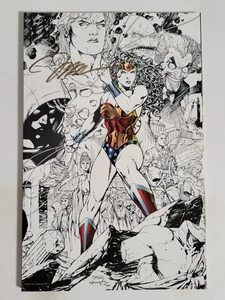Wonder Woman #750 DC 2020 NM 9.4 Jim Lee schizzo variante copertina F firmato con certificato di autenticità - Foto 1 di 3