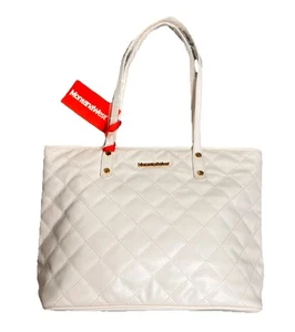 Montana West Quilted Handbag White New With Tags Medium Size Bag - Picture 1 of 9