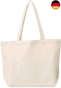 Karkar Stoffbeutel zum Bemalen Jutebeutel Unbedruckt - Stofftaschen zum Bemalen - Bild 1 von 2