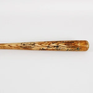 Yankees Team-Signed Bat (11) Bernie Williams, Kevin Maas, etc. - COA JSA - Picture 1 of 14