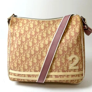 Dior Trotter Rosa Emaille PVC Schultertasche Nummeriert Kostenloser Versand JPN - Bild 1 von 17