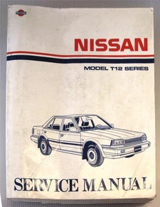NISSAN Model T12 Car Owners Workshop Manual Apr 1987 #SM6E-0T12G0 - Picture 1 of 9