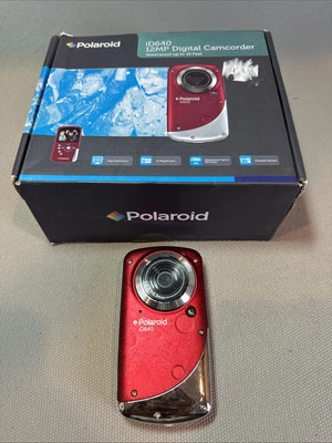 Polaroid ID640 Under Water Camera Red Untested - Image 1 of 4