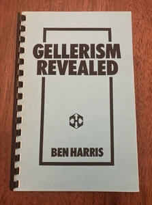 Gellerism Revealed, by Ben Harris, 1985 RARE, Spiral Bound, Magic - Bild 1 von 11