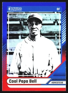 Cool Papa Bell 2024 Donruss Rojo Azul Holo Foil Homestead Grays #4 - Imagen 1 de 2