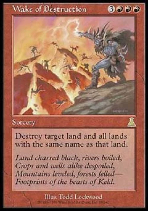 Wake of Destruction - Light Play MTG Urza's Destiny - Image 1 of 1