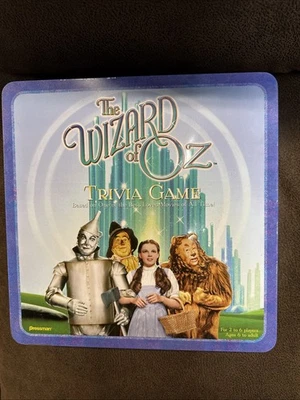 Pressman Wizard of Oz Trivia Game 1999 Metal Collector Tin Excellent Condition - Image 1 of 4