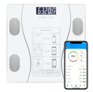 Digital Bathroom Scale Weighing Bluetooth Smart Body Fat BMI Monitor 180KG - Picture 1 of 7