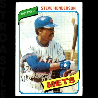 1980 Topps - Steve Henderson #299 New York Mets ⚾ Baseball Card - Image 1 of 3