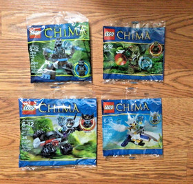 LEGO LEGENDS OF CHIMA: Crawley 30255 Ewar 30250 Razcal&rsquo;s 30254 Gorzan 30262