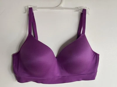 HANES M/M 软垫带升降无钢圈可调式洋红色文胸 — 第 1/4 张图片