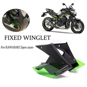 Side Downforce Naked Spoilers Fixed Wing Winglet For KAWASAKI Z900 2020-UP - Picture 1 of 12