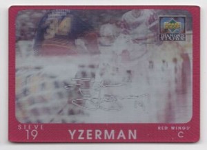 1997-98 Upper Deck Diamond Vision Steve Yzerman Detroit Red Wings #54