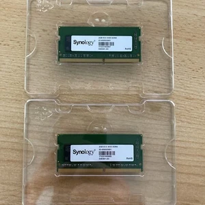 2x SYNOLOGY D4ES01-2G ECC SOD DDR4-SPEICHERMODULE "NEW PULLED" - Bild 1 von 3