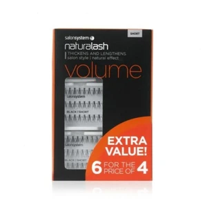 Naturalash Extra Value SHORT or MEDIUM 6 for 4 Individual Lashes - Free P&P - Picture 1 of 4