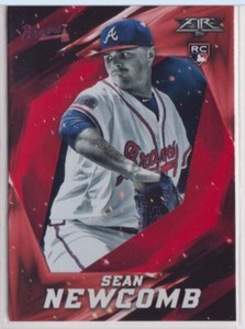 2017 Topps Fire Flame #7 Sean Newcomb RC