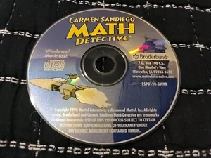 Carmen SanDiego Math Detective 1998 Windows XP - Picture 1 of 1