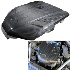 Carbon Fiber Engine Hood Bonnet Guard Cover For Toyota Supra MK5 A90 19-2021 New - Picture 1 of 18