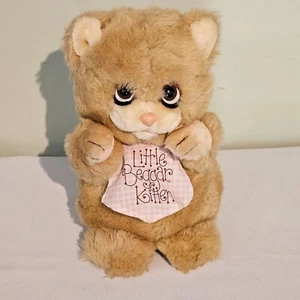 Peluche gattino vintage applausi piccolo mendicante 1984 peluche 11 pollici gatto raro - Foto 1 di 11