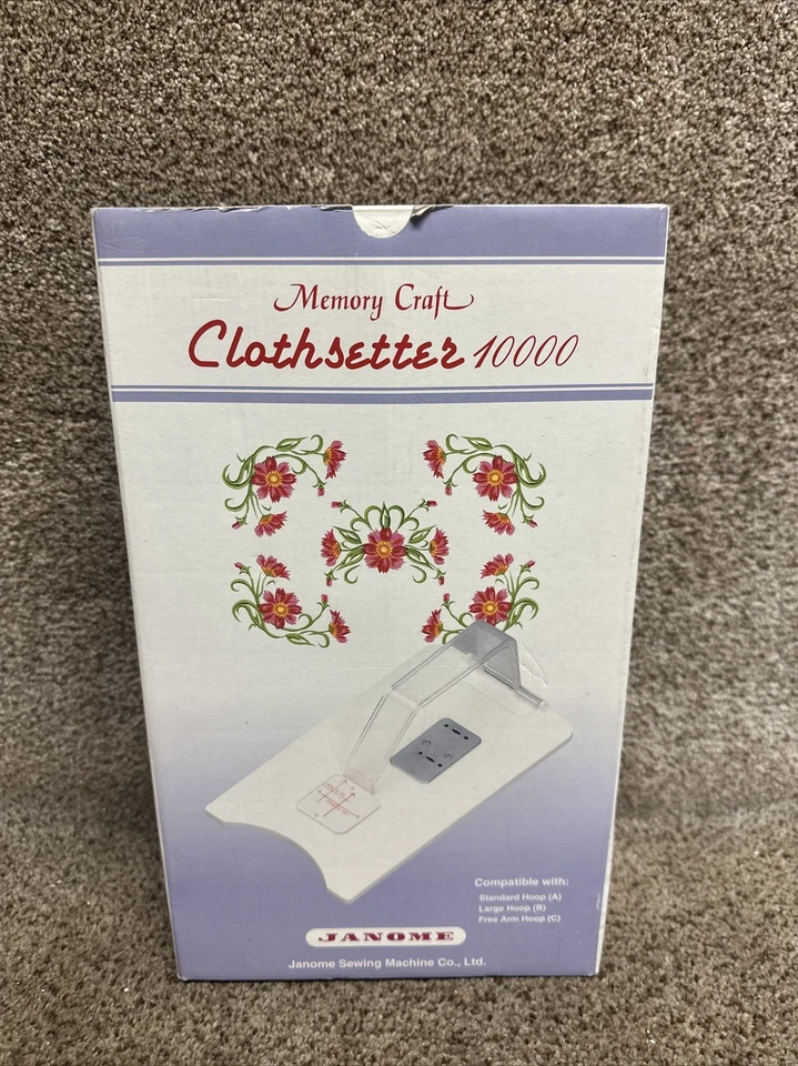 Janome Embroidery Machine Clothsetter 10000 New - Image 1 of 1
