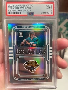 2022 Donruss Optik Trevor Lawrence legendäre Logos PSA 9 - Bild 1 von 2