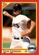 1990 Score Steve Bedrosian San Francisco Giants #379