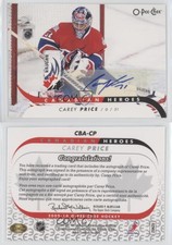 2009-10 O-Pee-Chee Canadian Heroes Auto Carey Price #CBA-CP.2 Auto